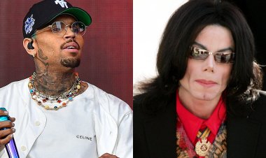 Chris Brown yateye utwatsi abamubonamo Michael Jackson