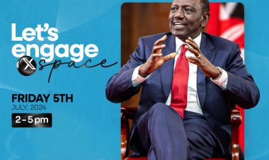 Perezida Ruto yahuriye n'uruva gusenya kuri X