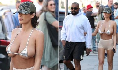 Imyambarire ya Bianca Censori yongeye kurikoroza