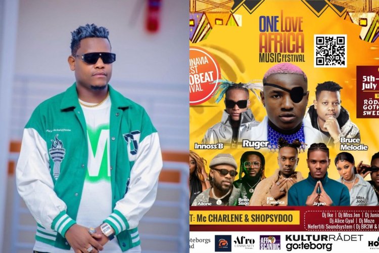 Bruce Melodie agiye guhurira ku rubyiniro n’abarimo Ruger