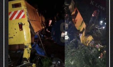 Muri Kenya abantu babiri bapfuye bazize impanuka ya bisi 15 barakomereka