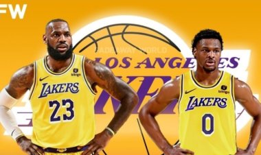 LeBron James yihanangirije umuhungu we bagiye kujya bakinana muri Lakers