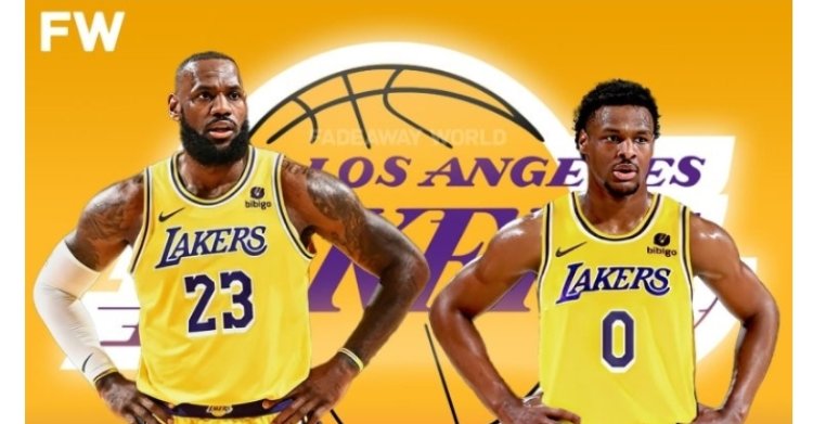 LeBron James yihanangirije umuhungu we bagiye kujya bakinana muri Lakers