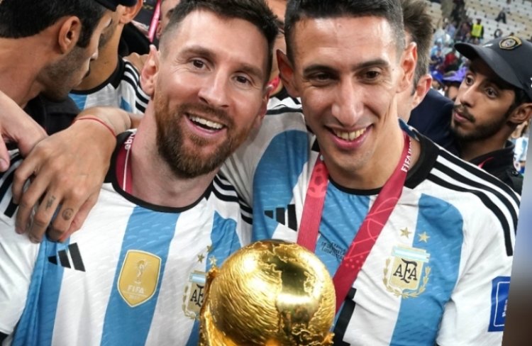 Lionel Messi yageneye ibaruwa Angel Di Maria