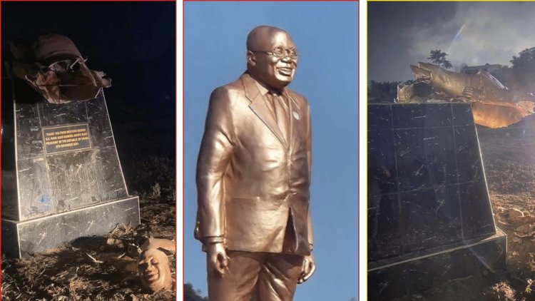 Ikibumbano cya Nana Akufo-Addo wayoboye Ghana cyagerwaga intorezo cyasenyutse kitamaze kabiri