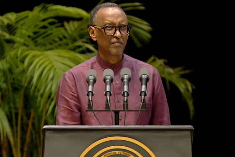 Perezida Kagame yanenze imyitwarire y'umuryango mpuzamahanga mu ikibazo cya DRC