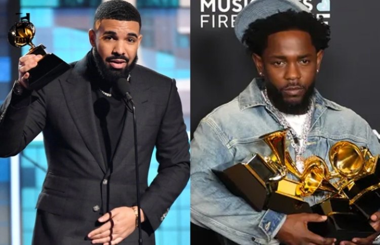 Ibihembo Kendrick Lamar aherutse gutwara muri Grammy Awards byateje  Drake amenyo y'abasetsi