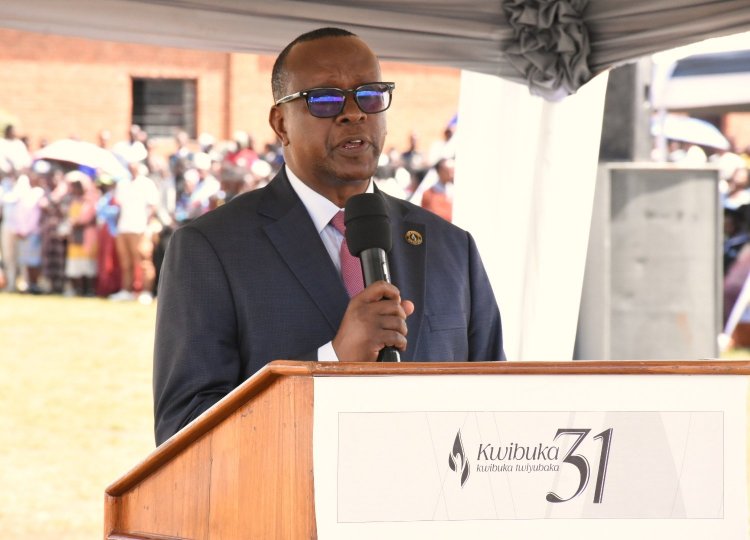 Minisitiri Dr Bizimana Jean Damascène, yagarutse kuri nyirabayazana w'ubwicanyi bwakorewe Abatutsi i Murambi