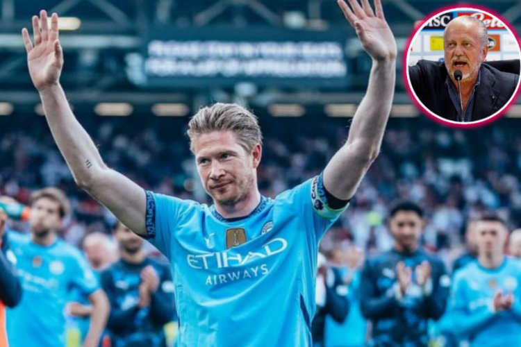 Perezida wa Napoli, yemeje ko Kevin De Bruyne ashobora kwerekezayo vuba aha