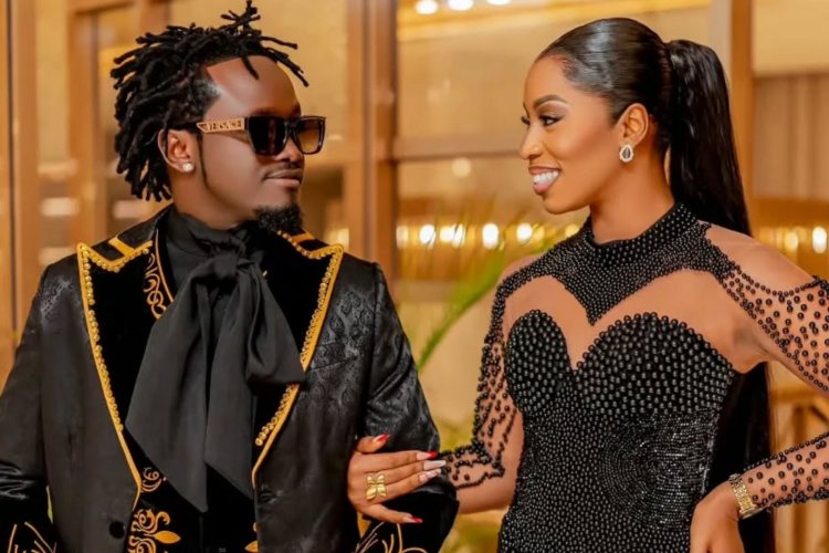 Bahati yavuye mu bukwe bwa Juma Jux na Priscilla akubita agatoki ku kandi