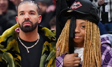 Umuhungu wa Lil Wayne yifatiye Drake ku gakanu