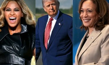 Perezida Donald Trump arashaka kurutsa Beyoncé miliyoni 11 yahawe na Kamala Harris