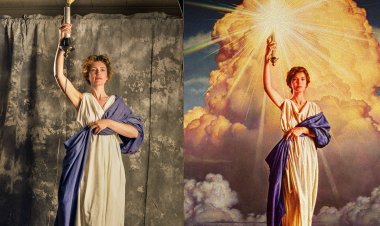 Dore uko umunyamideli utazwi  yisanze mu kirango cya Columbia Pictures