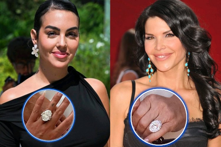 Georgina Rodriguez yambitswe impeta irimo kugereranywa n'iya Lauren Sánchez, umugore wa Jeff Bezos 