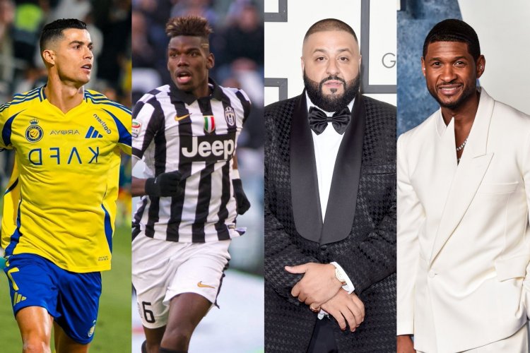 Cristiano Ronaldo arayoboye! Urutonde rw'ibyamamare bitanga agatubutse mu kwiyogoshesha ku Isi