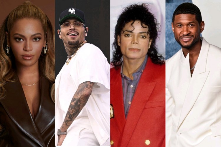 Chris Brown yakeje Beyoncé, Michael Jackson na Usher