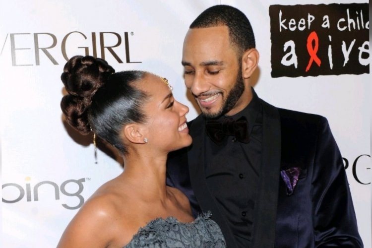 Swizz Beatz yanyomoje ibihuha by’uko we na Alicia Keys batandukanye