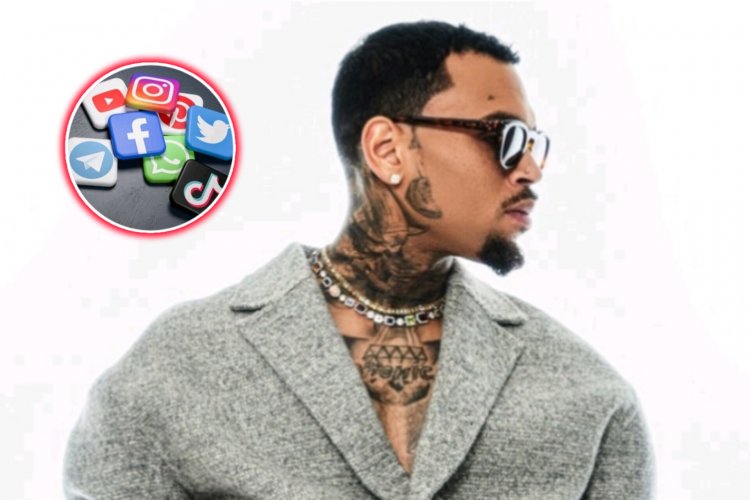Chris Brown rubanda bamukuye ku mbuga nkoranyambaga 