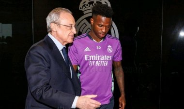 Vinicius Jr yateye utwatsi ikipe ya Real Madrid 