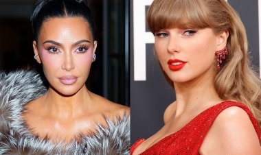 Kim Kardashian yatunguranye ashimagiza Taylor Swift badacana uwaka