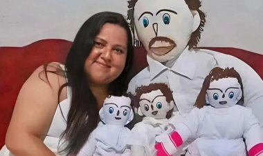 Meirivione Rocha Moraes yatangaje ko we n'umugabo we w'igipupe bibarutse umwana wa kane