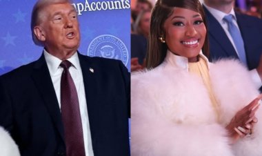 Nicki Minaj yarahiriye kuzagwa inyuma ya Perezida Donald Trump
