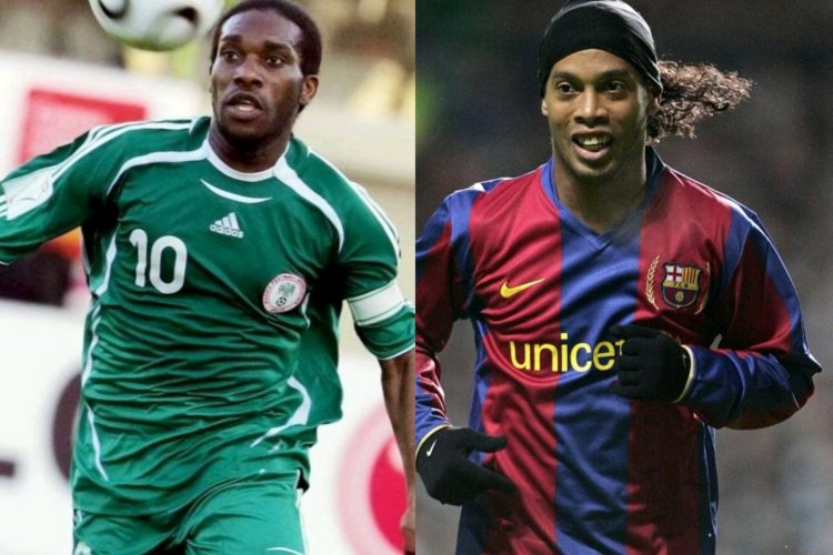 Jay-Jay Okocha yasabye abantu kutamugereranya na Ronaldinho