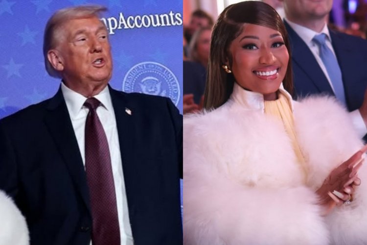 Nicki Minaj yarahiriye kuzagwa inyuma ya Perezida Donald Trump