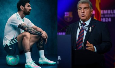 Rurageretse hagati ya Joan Laporta  na Lionel Messi