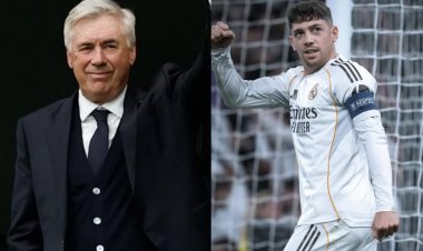 Carlo Ancelotti yibasiye Federico Valverde
