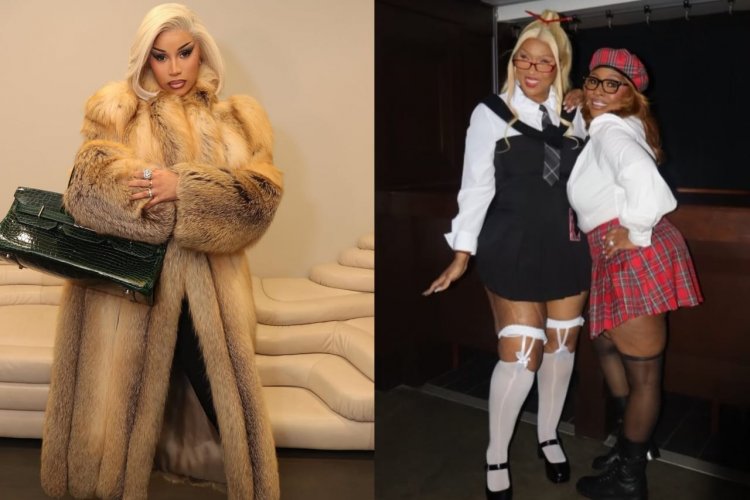 Cardi B yatunguwe  n’abo mu muryango wa Nicki Minaj na Stefon Diggs