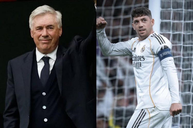 Carlo Ancelotti yibasiye Federico Valverde